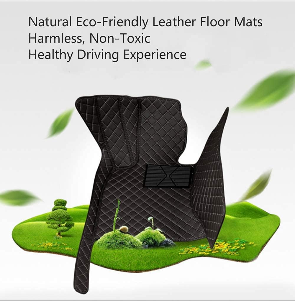 Custom Making Car Floor Mats for 95% Sedan SUV Sports Car Full Coverage Cute Men Women Pads Protection Non-Slip Leather Floor Liners (Black) - Image 5