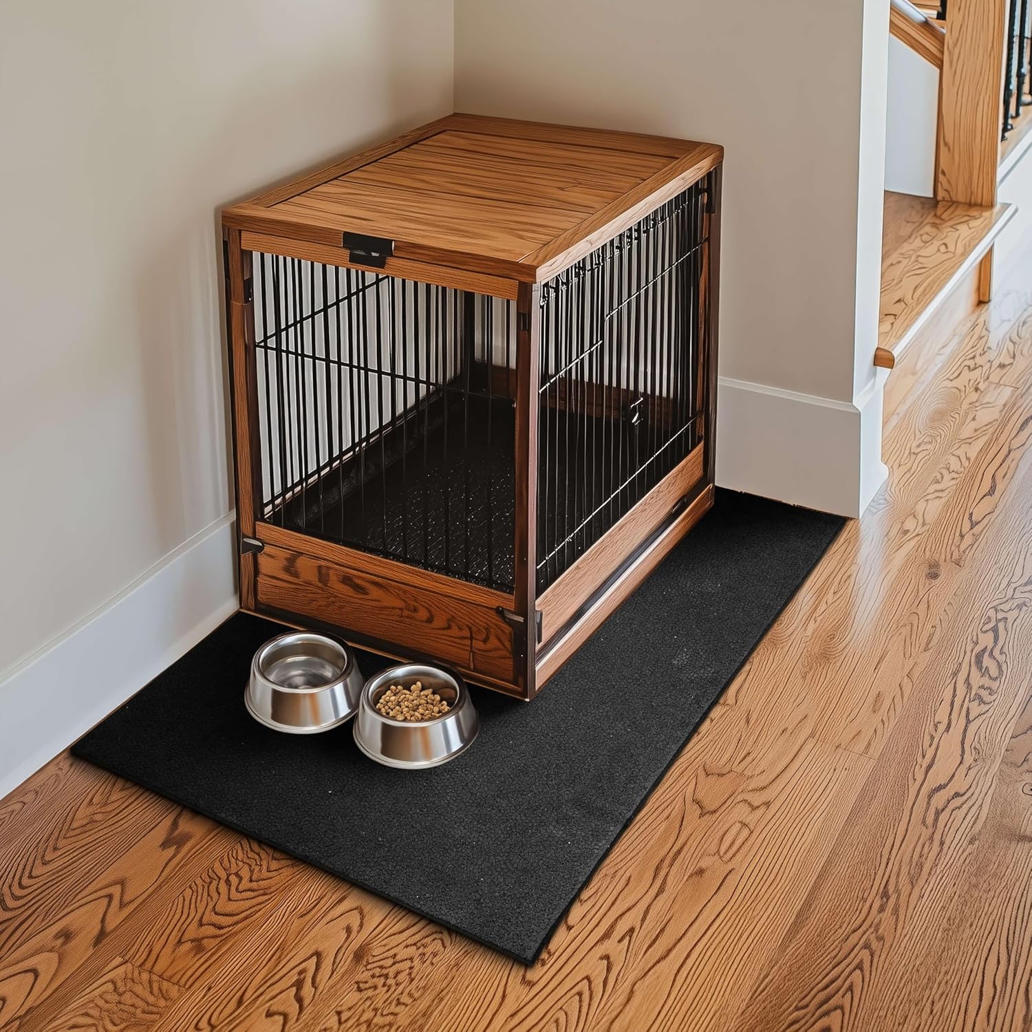 Mohawk Home Heavy Duty Rubber Stall Mat - Gym Floor- Under Dog Crate - All Purpose Utility 3' x 4' - 1/2" Thick - Image 4